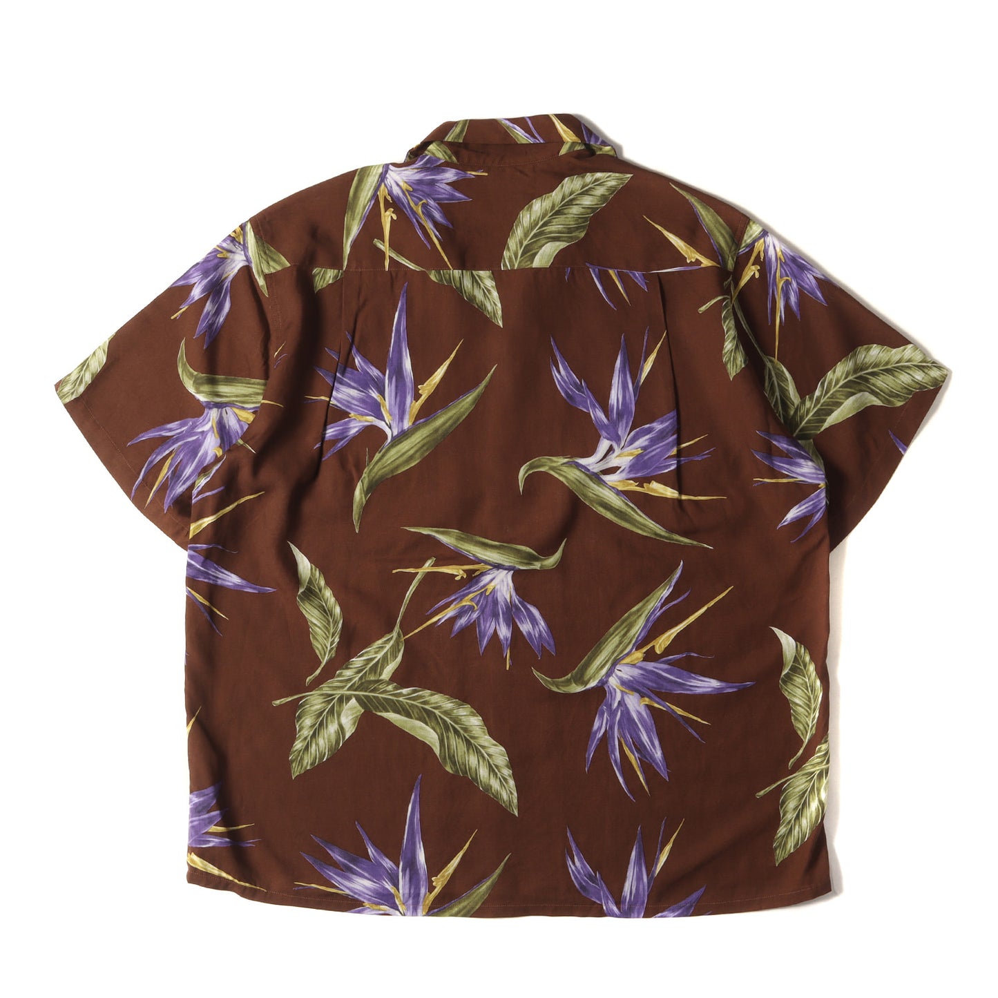 21SS OVER FLOW別注 極楽鳥花 ハワイアンシャツ / アロハシャツ(BIRD OF PARADISE S/S HAWAIIAN SHIRT)