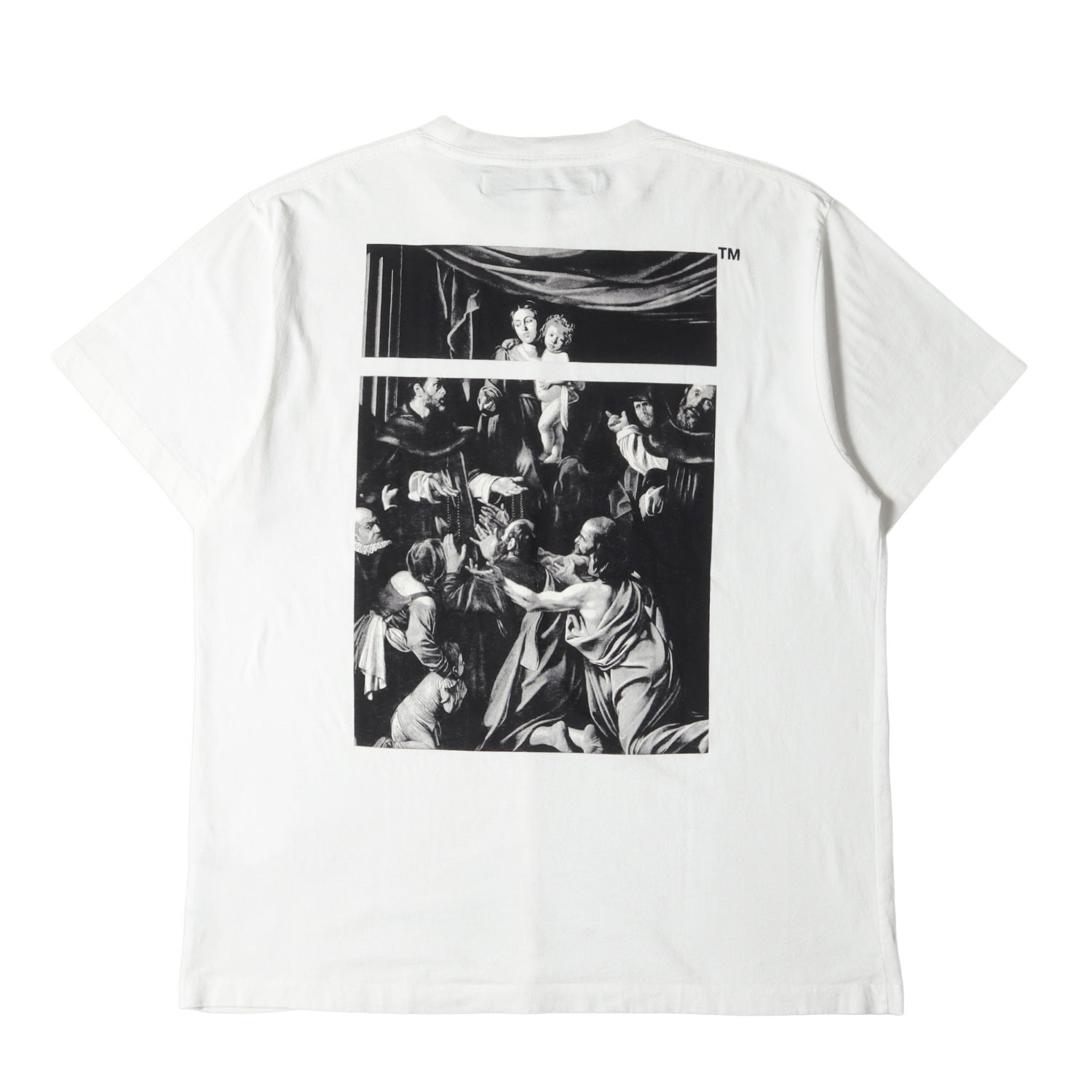 OFF-WHITE (オフホワイト) 20SS 絵画グラフィック オーバーサイズ Tシャツ(CARAVAGGIO SQUARE S/S OVER T- SHIRT) - ブランド古着の通販・買取 | BEEGLE by Boo-Bee