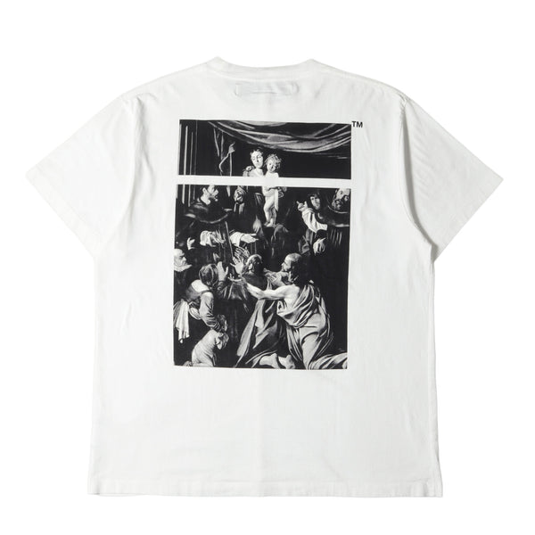 OFF-WHITE (オフホワイト) 20SS 絵画グラフィック オーバーサイズ Tシャツ(CARAVAGGIO SQUARE S/S OVER T- SHIRT) - ブランド古着の通販・買取 | BEEGLE by Boo-Bee