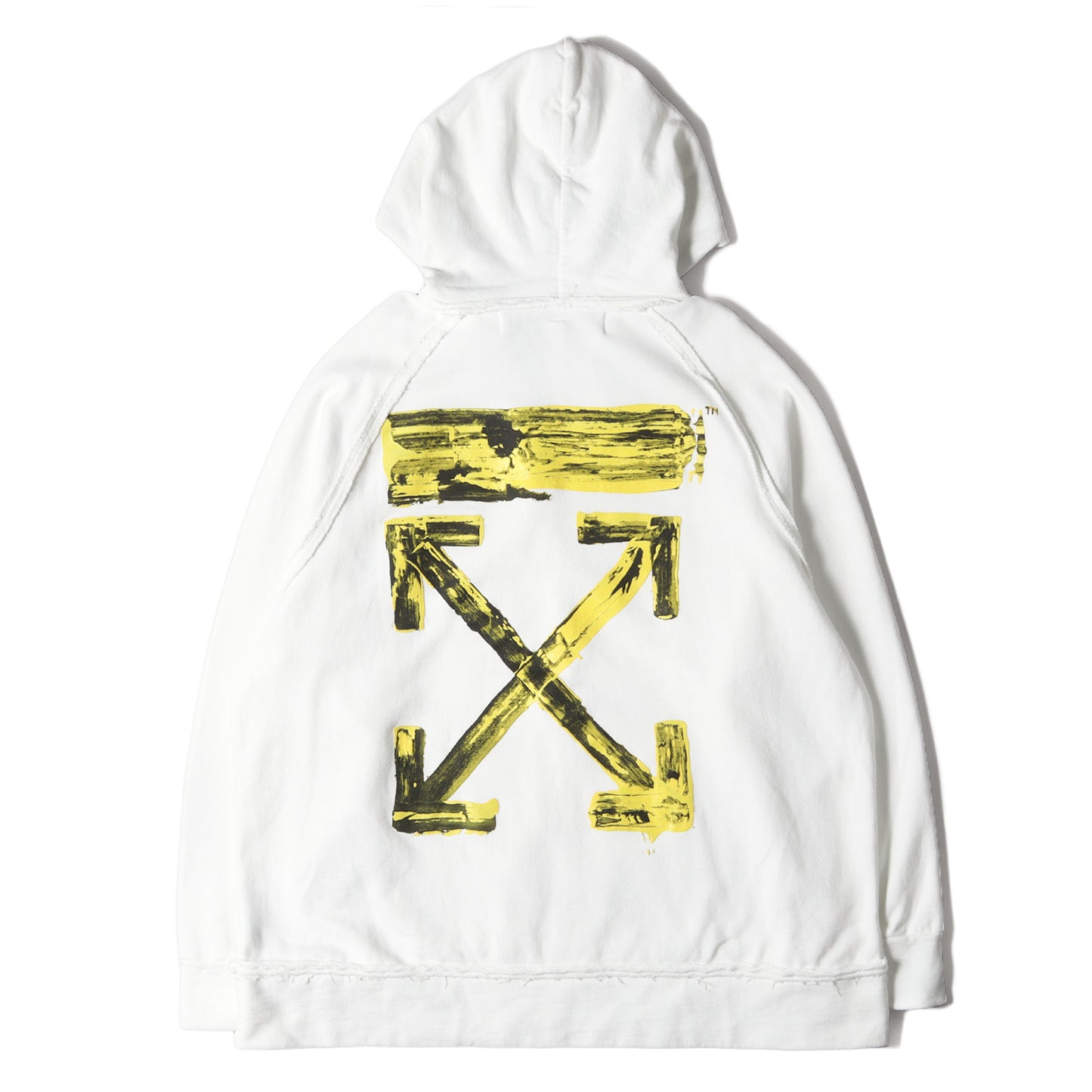 19AW ペンキ アロー オーバーサイズ スウェットパーカー(ACRYLIC ARROWS OVER HOODIE)