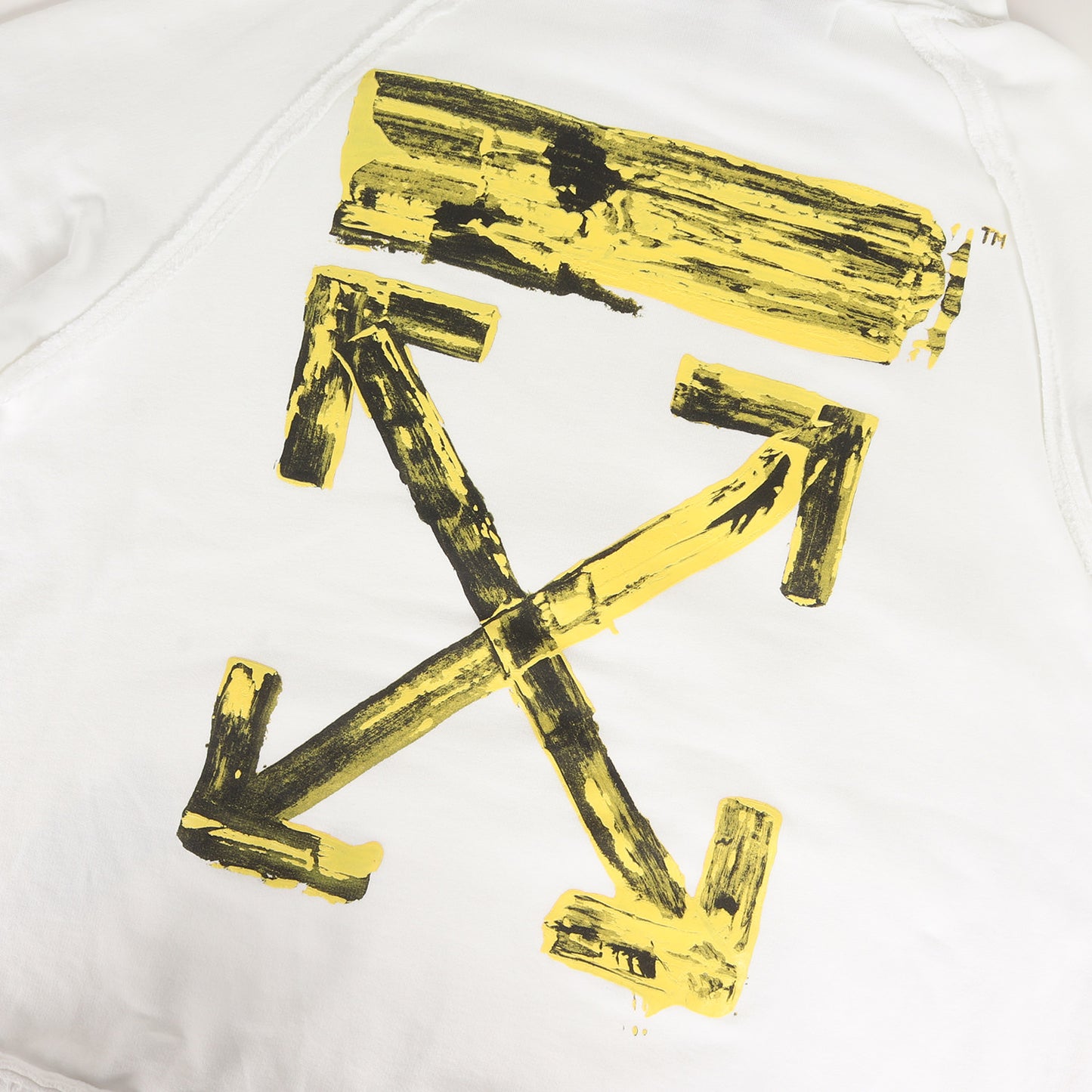 19AW ペンキ アロー オーバーサイズ スウェットパーカー(ACRYLIC ARROWS OVER HOODIE)