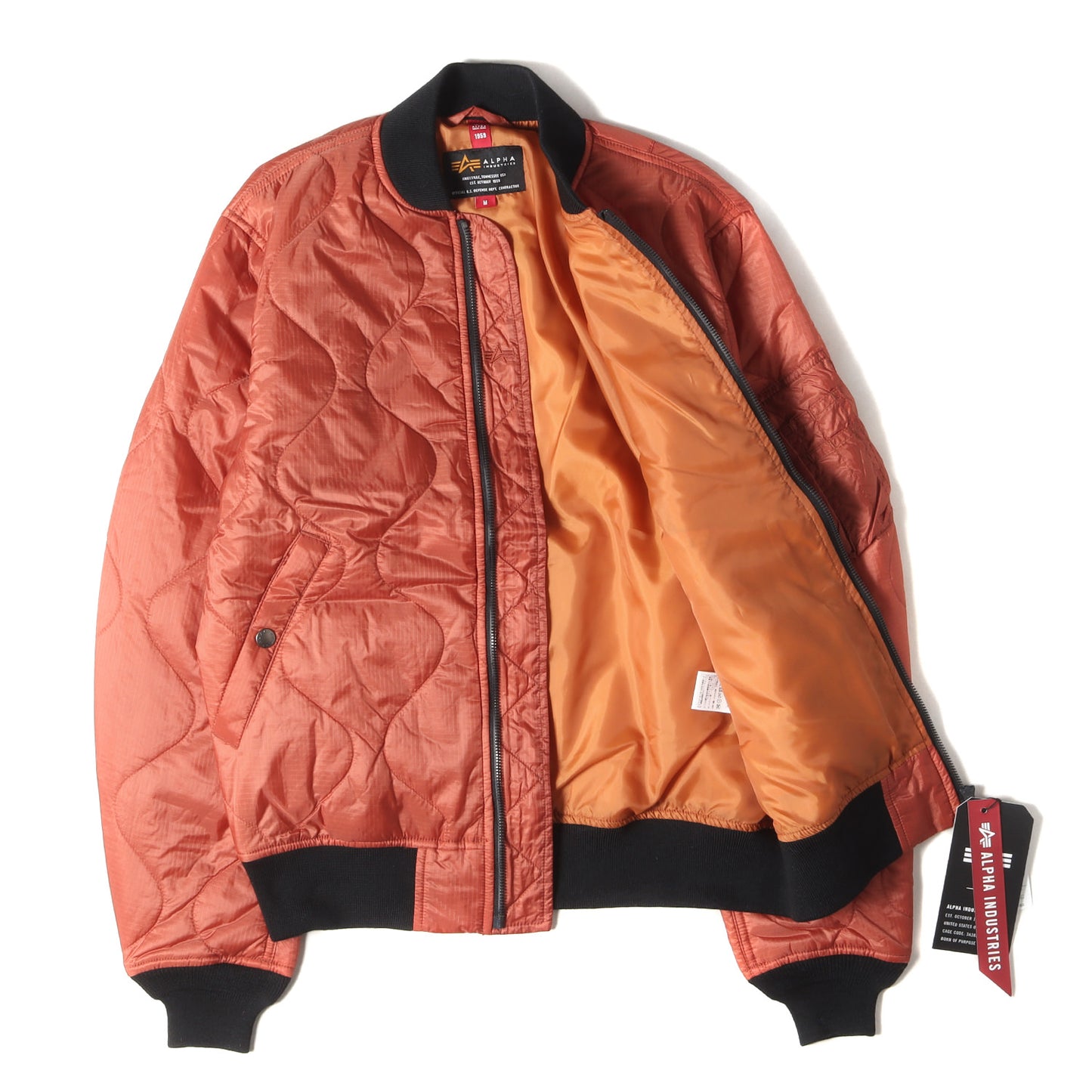 キルティング MA-1 フライトジャケット(MA-1 QUILTED JACKET NYLON RIPSTOP)