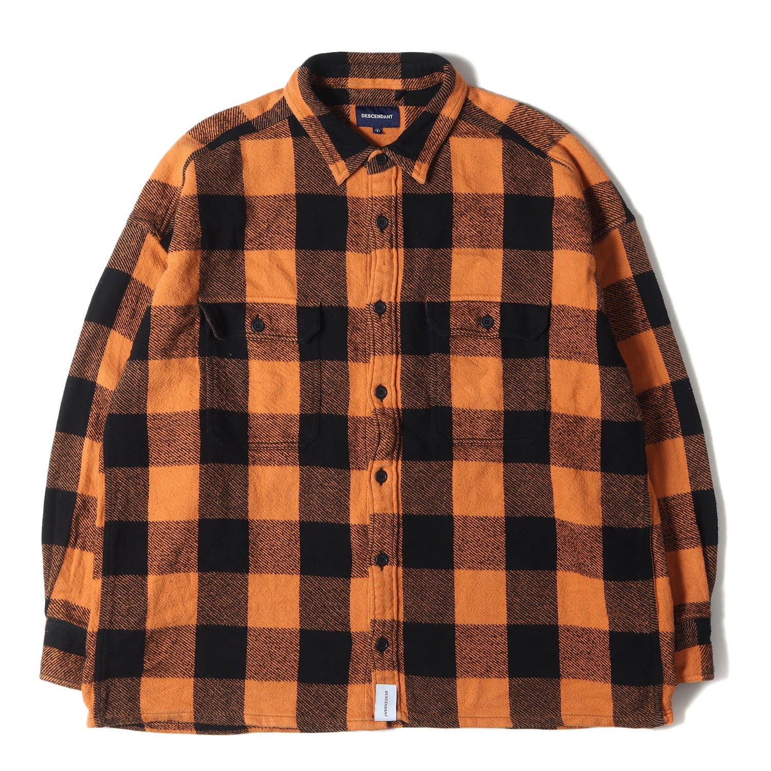 DESCENDANT (ディセンダント) 19AW バッファローチェック ヘビー ネルシャツ(VANNING CHECK LS SHIRT) -  ブランド古着の通販・買取 | BEEGLE by Boo-Bee