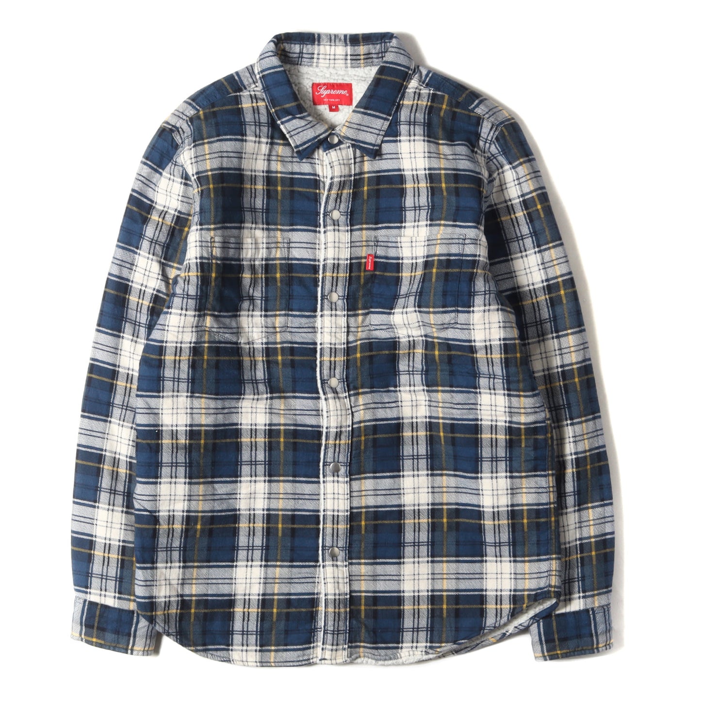 15AW 裏地シェルパボア チェック フランネルシャツ(Flannel Sherpa Shirt)