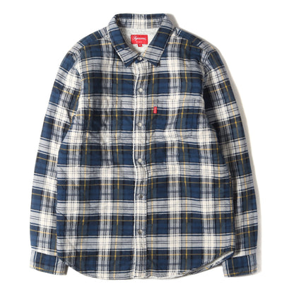 15AW 裏地シェルパボア チェック フランネルシャツ(Flannel Sherpa Shirt)