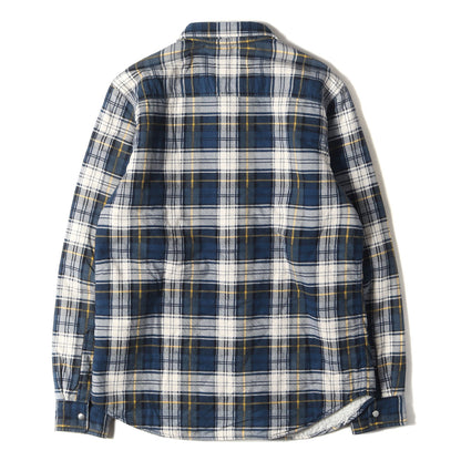 15AW 裏地シェルパボア チェック フランネルシャツ(Flannel Sherpa Shirt)