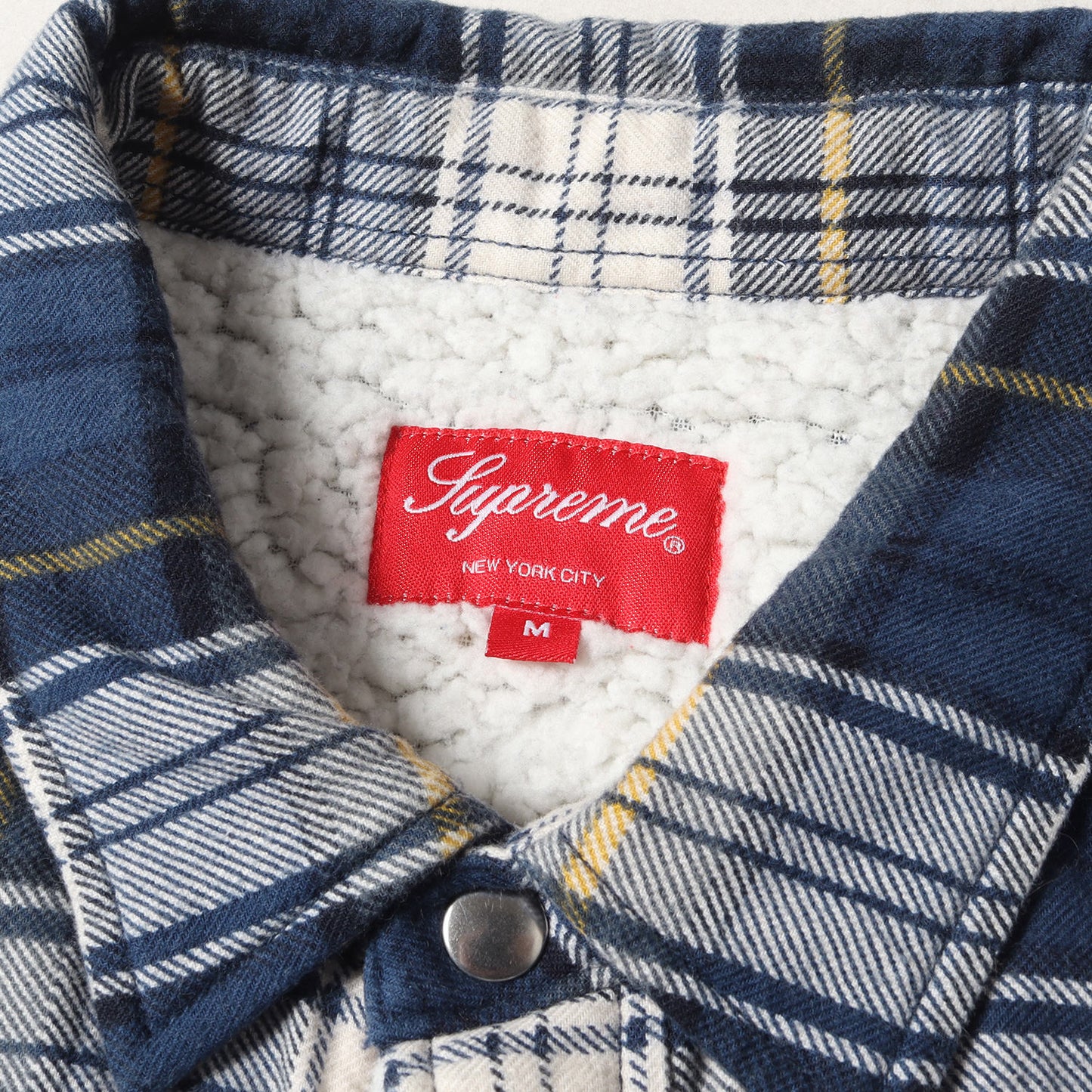 15AW 裏地シェルパボア チェック フランネルシャツ(Flannel Sherpa Shirt)