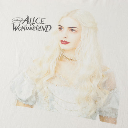 23SS ×アリス・イン・ワンダーランド ヴィンテージ加工 白の女王 Tシャツ(DS-SS TEE)