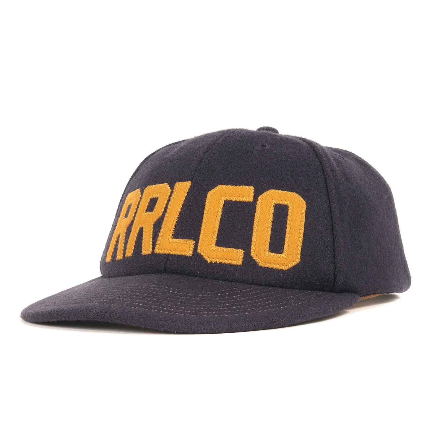 RRLCOロゴ ウール 6パネル キャップ