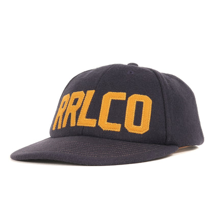 RRLCOロゴ ウール 6パネル キャップ