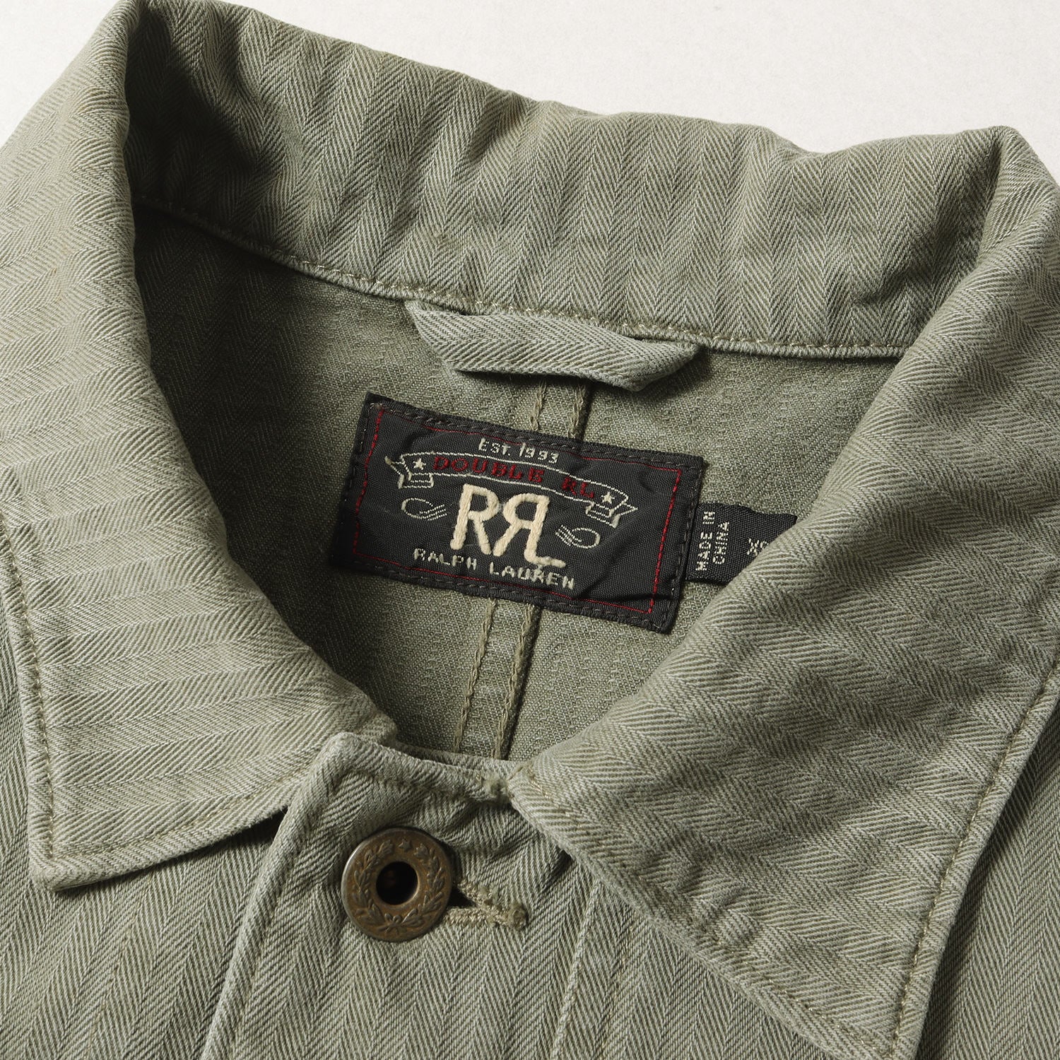 RRL (ダブルアールエル) U.S.M.C ヘリンボーン ミリタリージャケット 