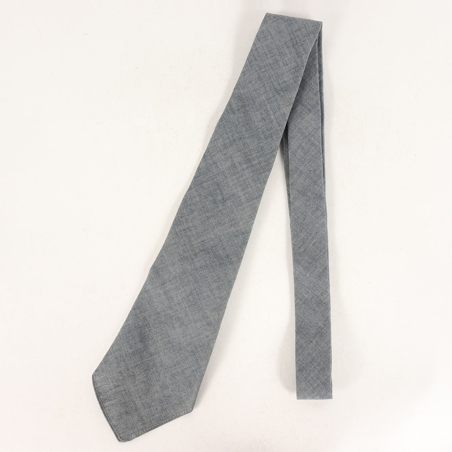 シャンブレー ネクタイ(イタリア製)