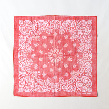 ペイズリー&ハート柄 バンダナ