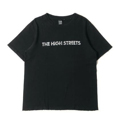 05AW THS期 ダメージ加工 THE HIGH STREETSロゴ Tシャツ