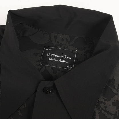 04SS ドリーム期 ドクロ デザイン レーヨンシャツ