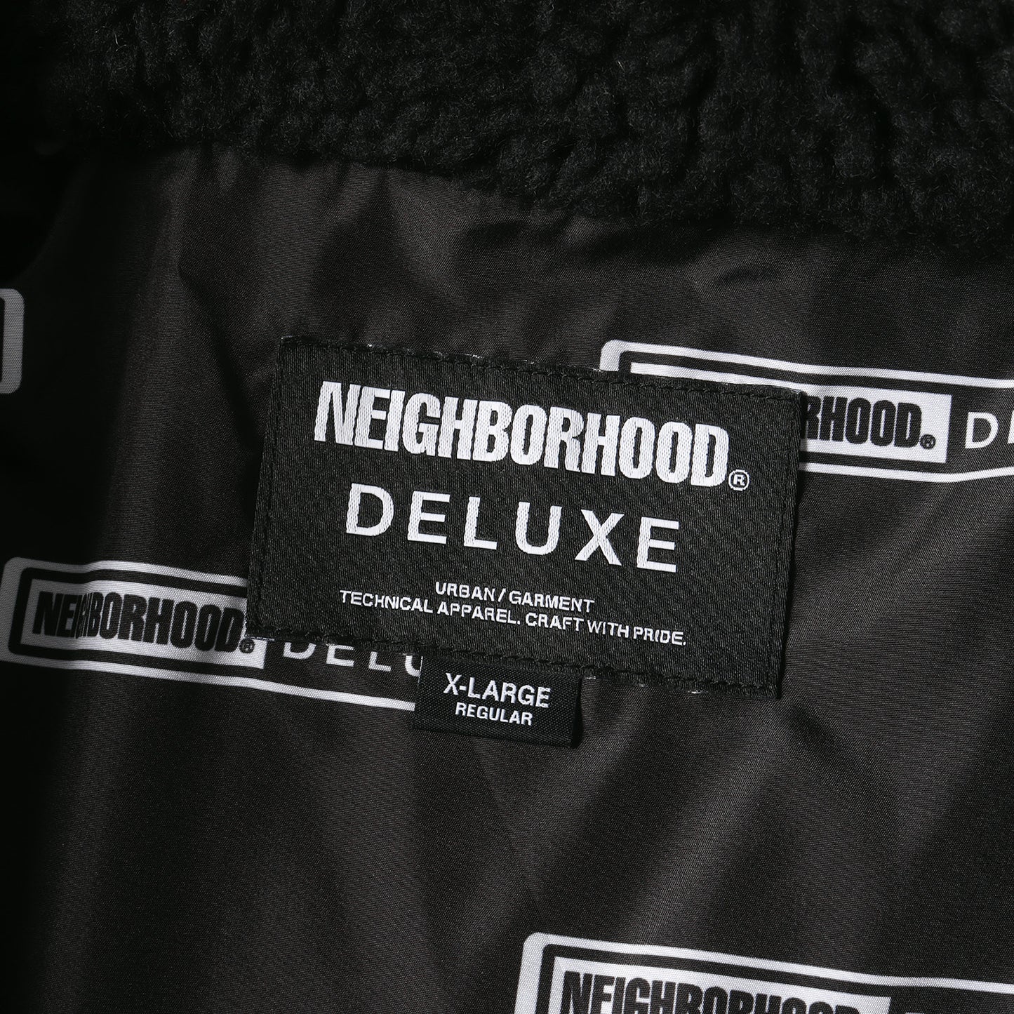 23AW ×DELUXE フリースボア ダブル ライダースジャケット