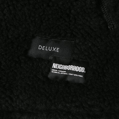 23AW ×DELUXE フリースボア ダブル ライダースジャケット