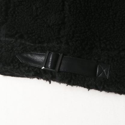 23AW ×DELUXE フリースボア ダブル ライダースジャケット