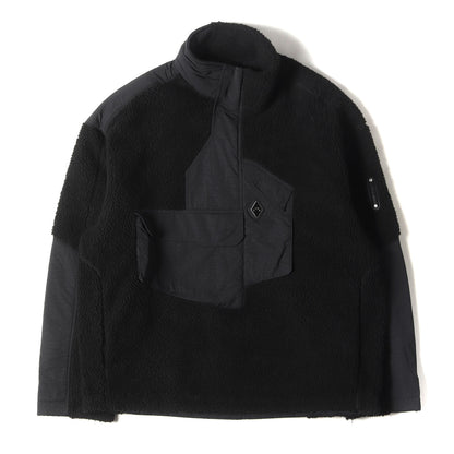 23AW ペンキロゴ フリースボア プルオーバー ジャケット(Bonded Axis Fleece)
