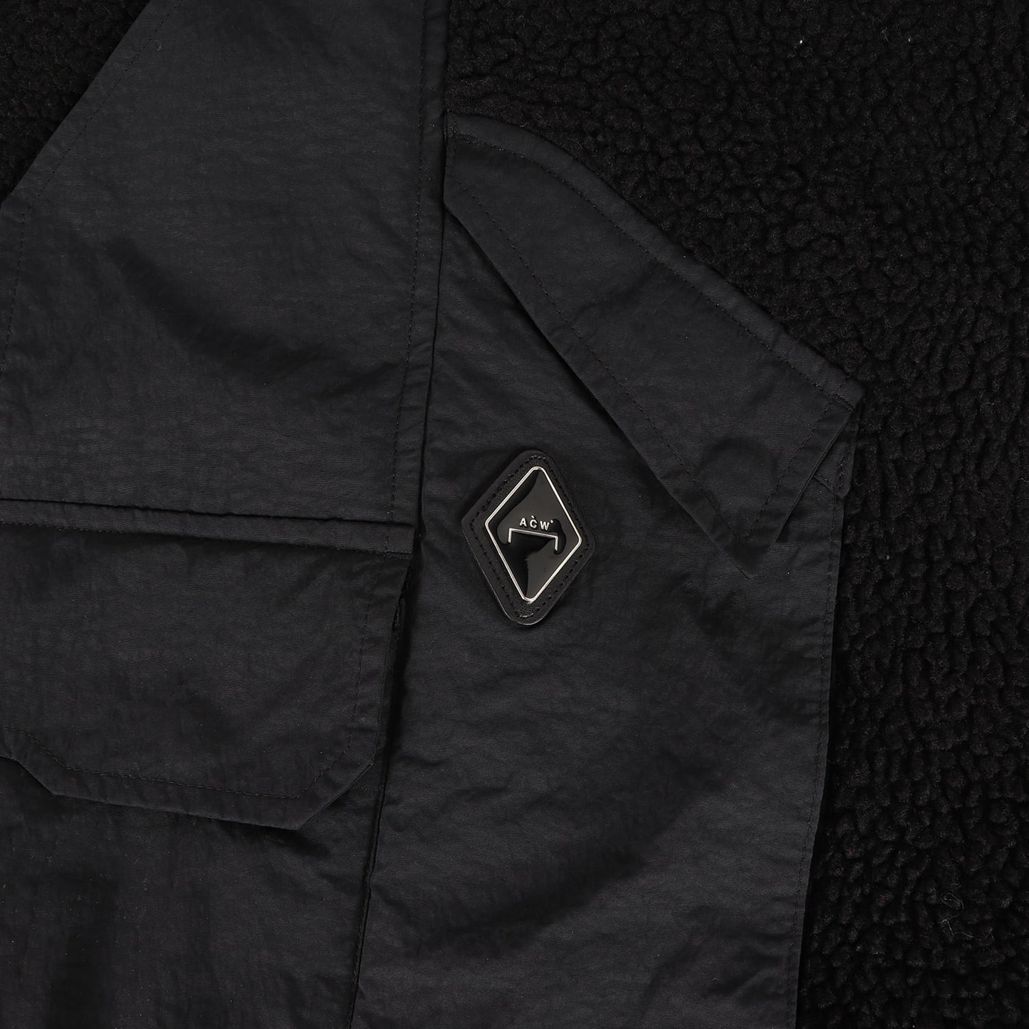 23AW ペンキロゴ フリースボア プルオーバー ジャケット(Bonded Axis Fleece)