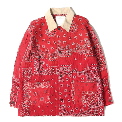 20AW ヴィンテージ バンダナ リメイク バーン コート / カバーオール(Bandana Burn Coat)