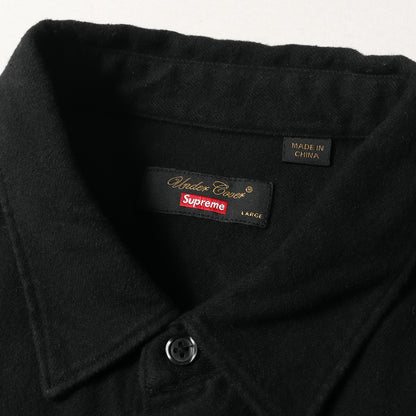 23SS ×UNDERCOVER アラビックロゴ フランネル 半袖シャツ(S/S Flannel Shirt)