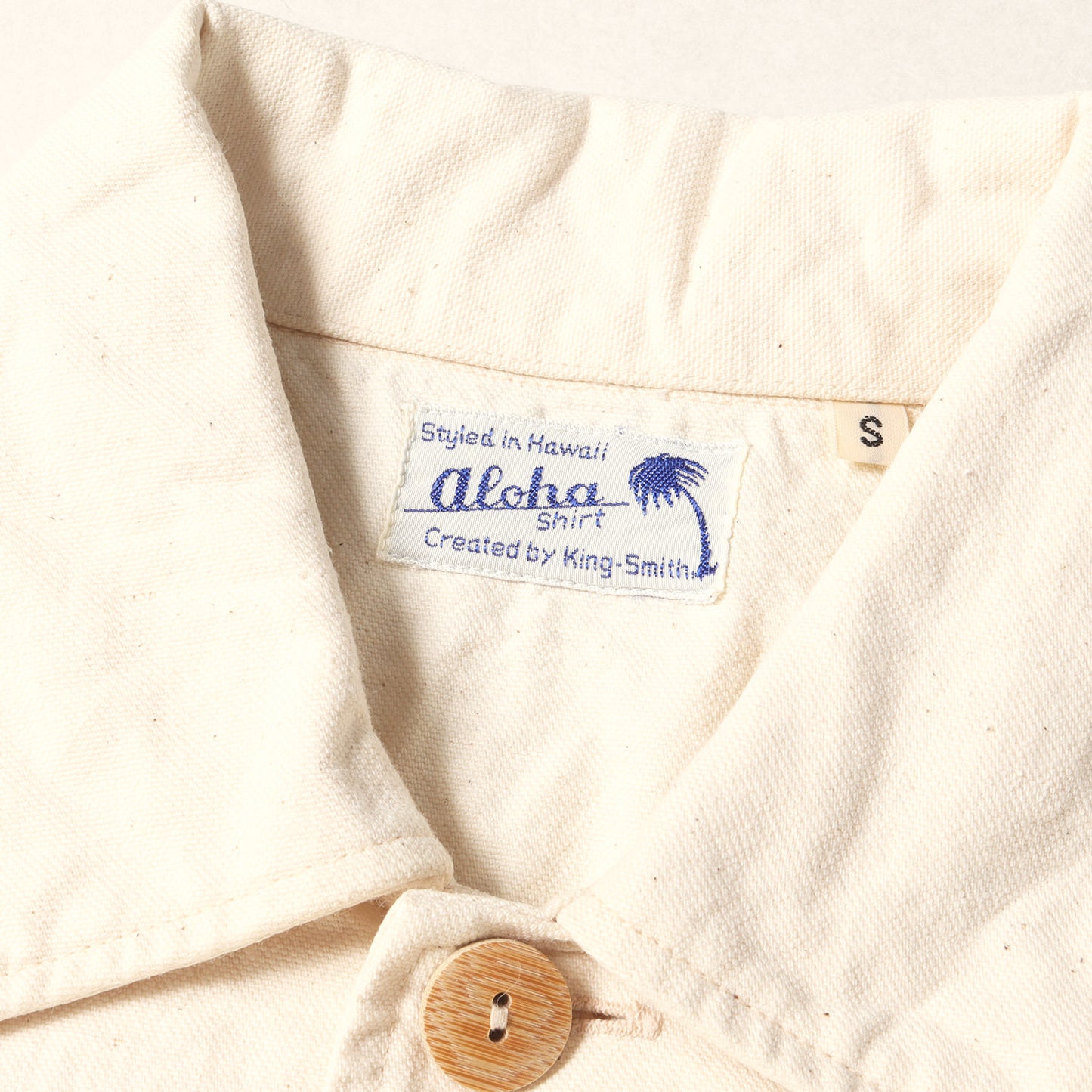 19SS パイナップルツイード ワーク 半袖シャツ(ALOHA BY KING SMITH実名復刻)