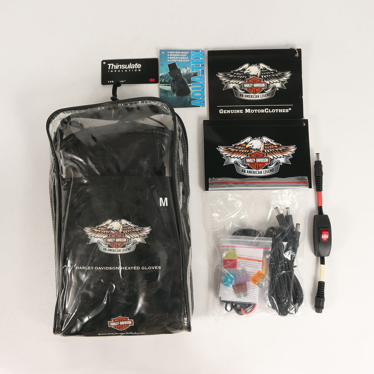 HARLEY-DAVIDSON (ハーレーダビッドソン) 電熱 防寒 レザー グローブ 