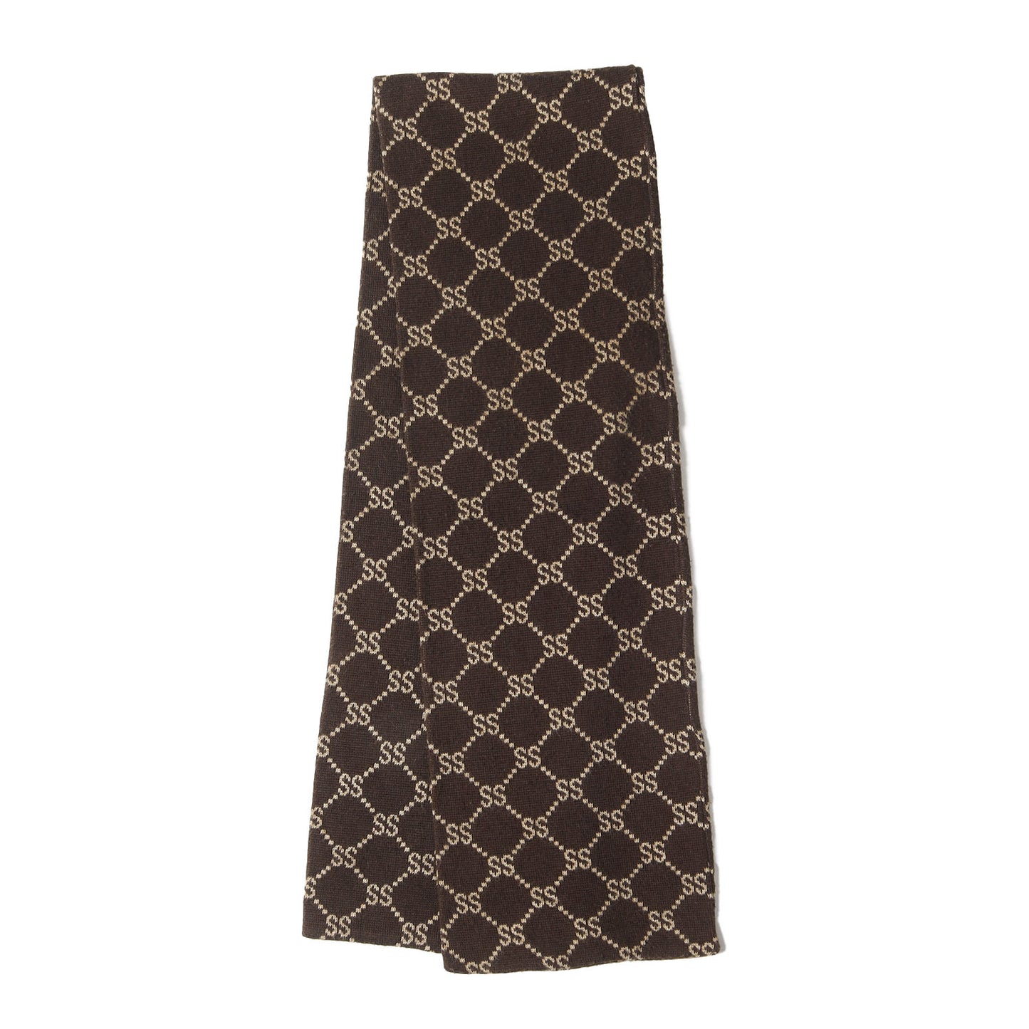 00s モノグラム ニット マフラー