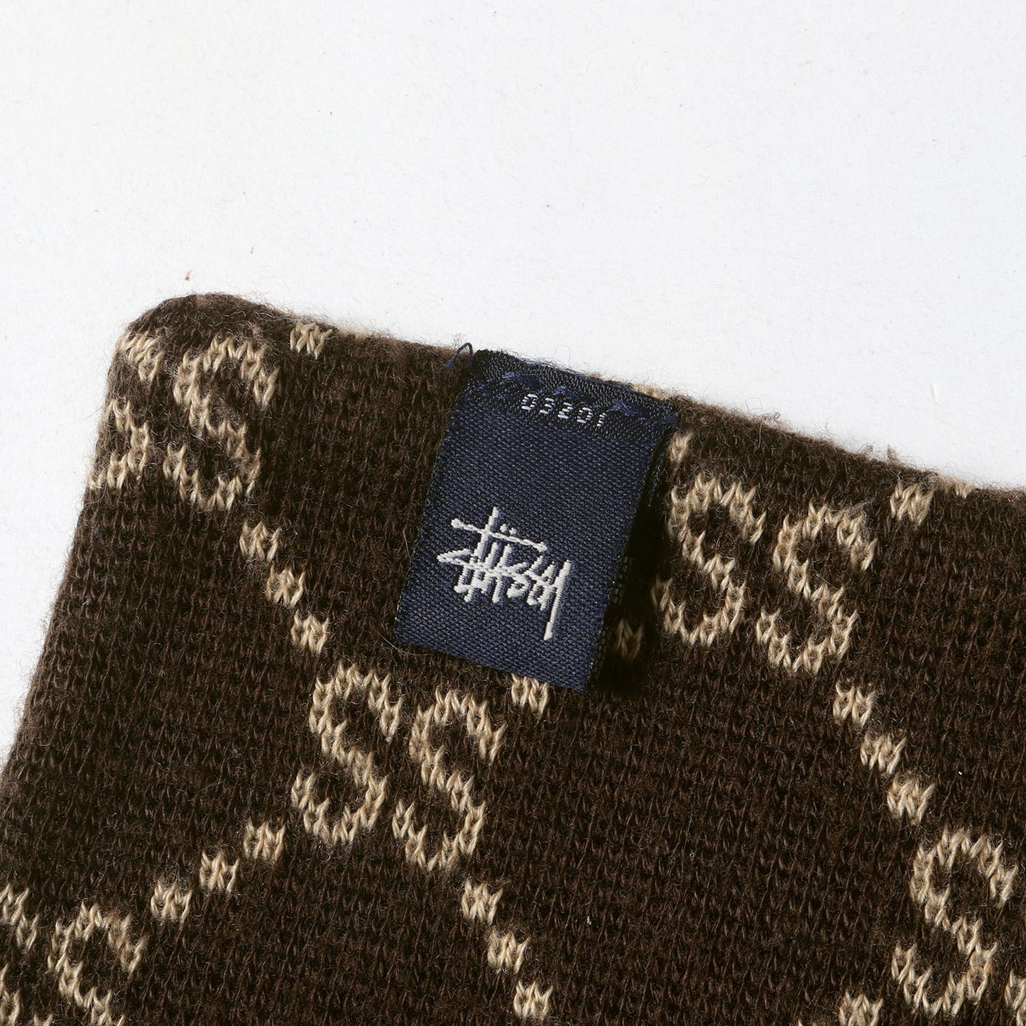 00s モノグラム ニット マフラー