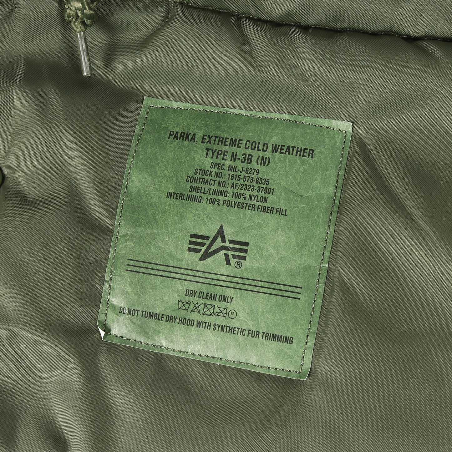 現行モデル ジャパンスペック タイトフィット N-3B フライトジャケット