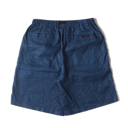 ×GRAMICCI ストレッチ インディゴ リネン イージーショーツ