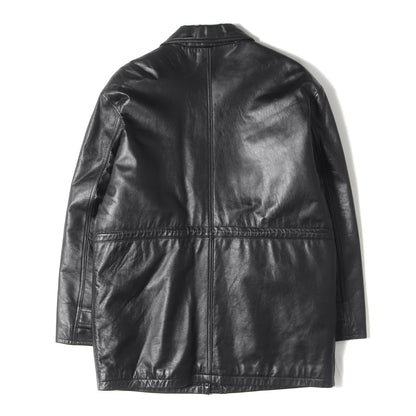 90s シープスキンレザー コート