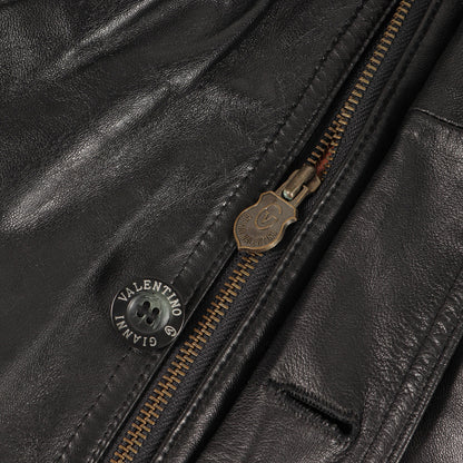 90s シープスキンレザー コート