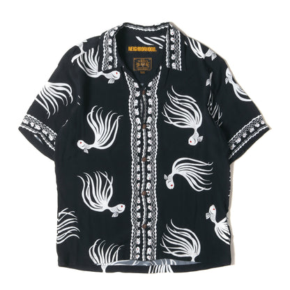 フィッシュ柄 レーヨン アロハシャツ(OTHA FISH ALOHA / LY-SHIRT . SS)