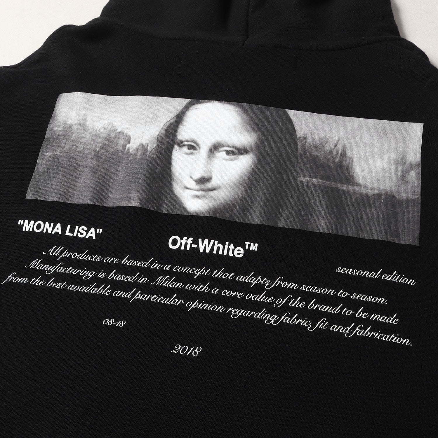 OFF-WHITE (オフホワイト) モナリザ プリント スウェット OFF-WHITE (オフホワイト) モナリザ プリント スウェット