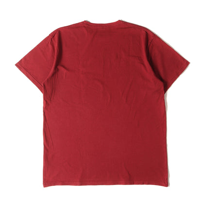 フラワー柄 ストックロゴ クルーネック Tシャツ