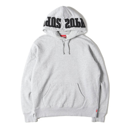 フード アップリケロゴ スウェット パーカー(Mirrored Logo Hooded Sweatshirt)
