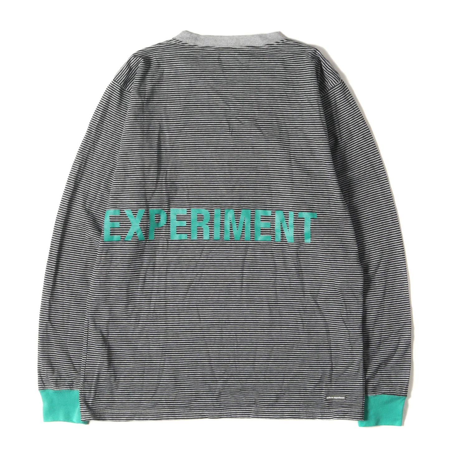 22SS ブランドロゴ ボーダー ロングスリーブ Tシャツ(L/S TRIM COLOR BORDER TEE)