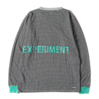22SS ブランドロゴ ボーダー ロングスリーブ Tシャツ(L/S TRIM COLOR BORDER TEE)