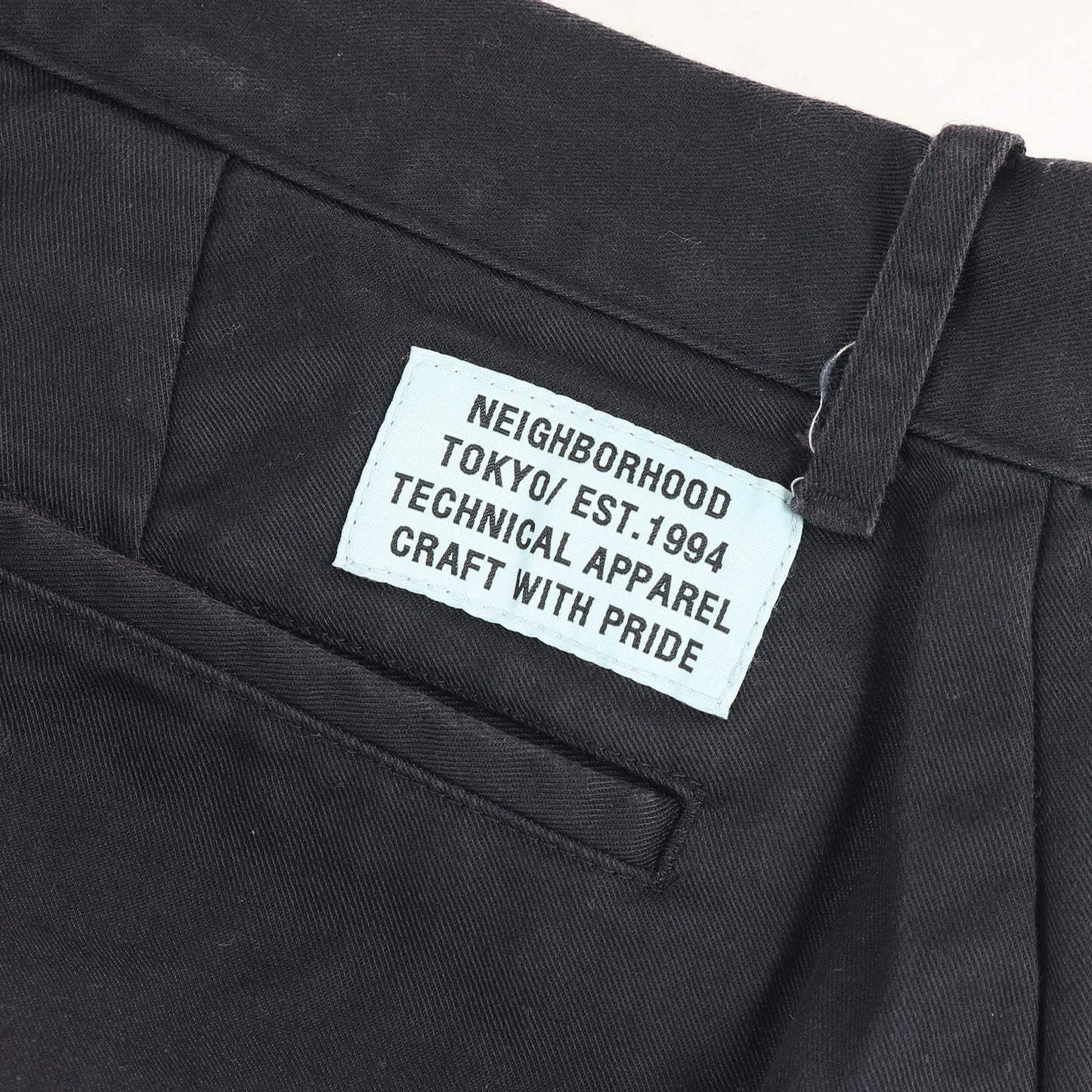 20SS 1タック ワイド T/Cツイル アンクルカット チノパンツ(TUCK / CE-PT)