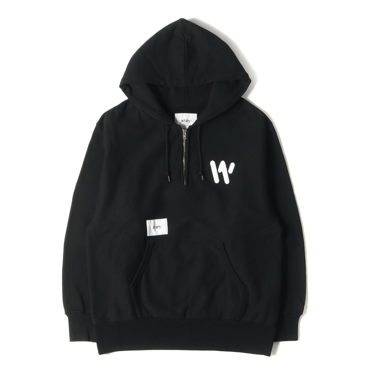 WTAPS (ダブルタップス) 20SS 発泡プリント ハーフジップ スウェット 