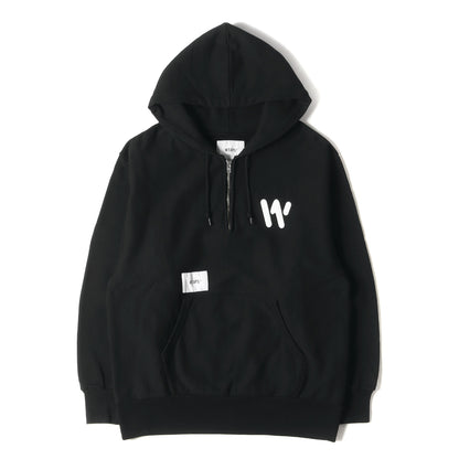 WTAPS (ダブルタップス) 20SS 発泡プリント ハーフジップ スウェット 