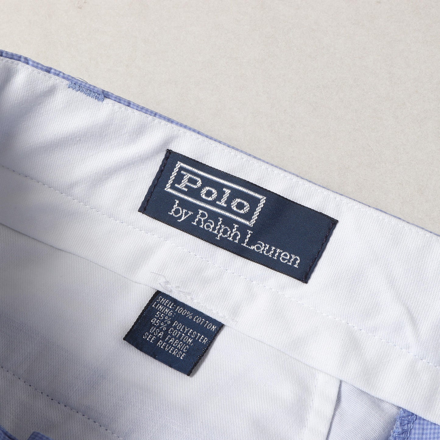 ピンチェック コットン ショーツ