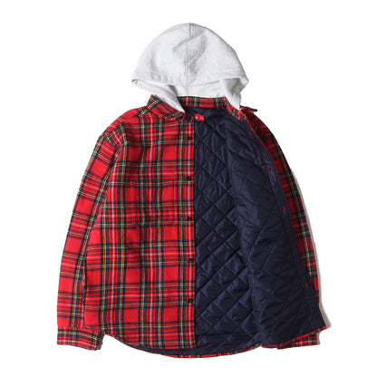 Supreme (シュプリーム) 23AW フード付き 裏地キルティング チェック 