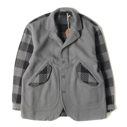 22AW バッファローチェック メルトン CPO ジャケット(MELTON CPO JKT)