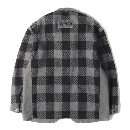 22AW バッファローチェック メルトン CPO ジャケット(MELTON CPO JKT)