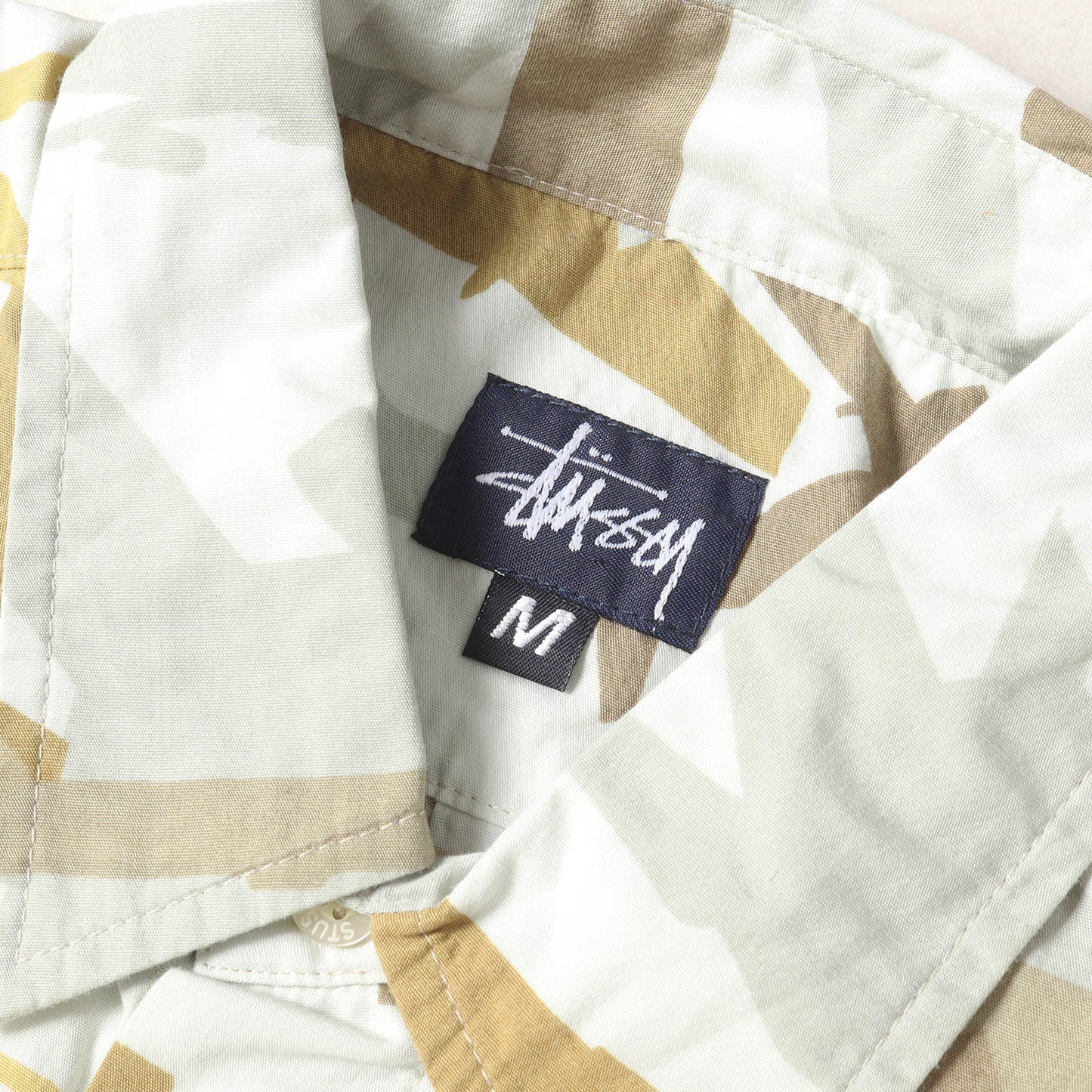 00s 飛行機柄 コットン 半袖シャツ(USA製)