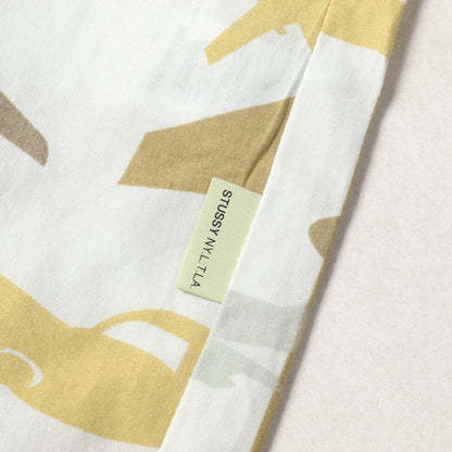 00s 飛行機柄 コットン 半袖シャツ(USA製)