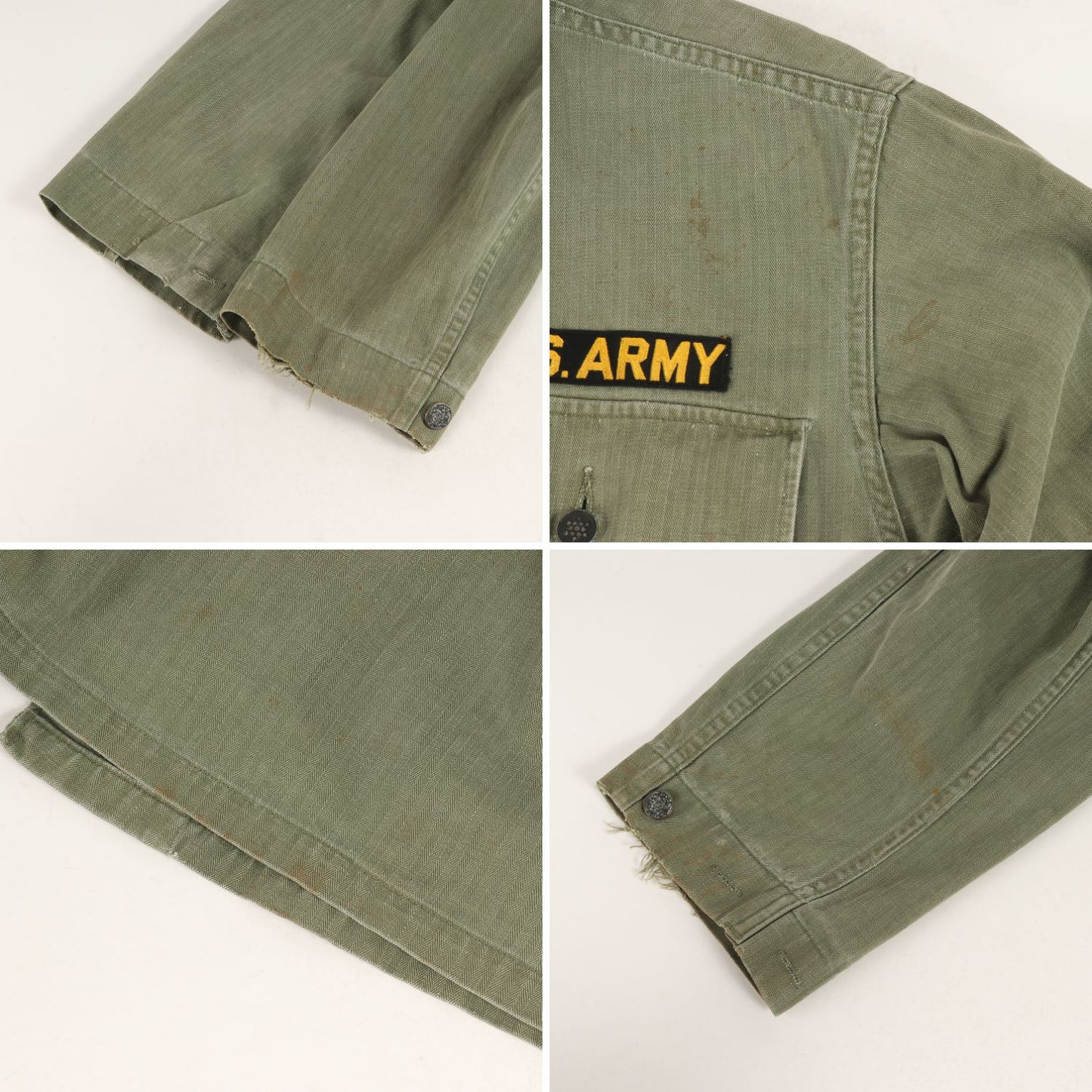40s U.S.ARMY M-43 HBT 13スターボタン ヘリンボーン ジャケット